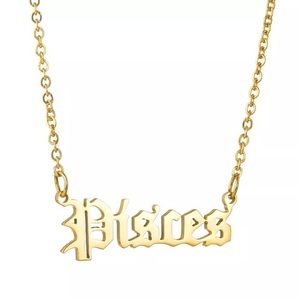 Pisces Zodiac Anklet (Gold)